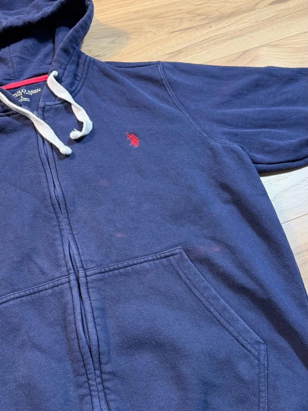 U.S. Polo Assn. Navy Zip-Up Hoodie